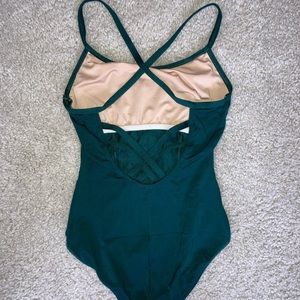 Green Motionwear Ballet Leotard